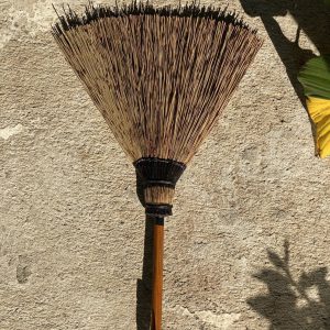 Handmade Broom - Short  Handle (Hard Bristle)